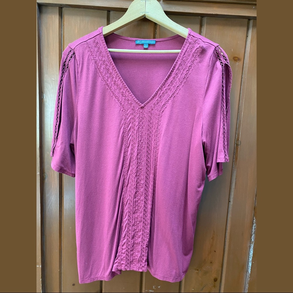 Pink/purple top